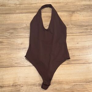 Babaton Chocolate Halter Top
